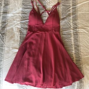 NWT Charlotte Rouse A-line Open Back Dress